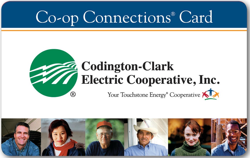 CCEC Coop Connection Card CodingtonClark Electric Cooperative